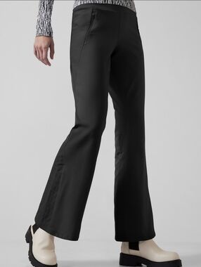 ATHLETA PEAK HYBRID FLEECE FLARE PANTS SZ S